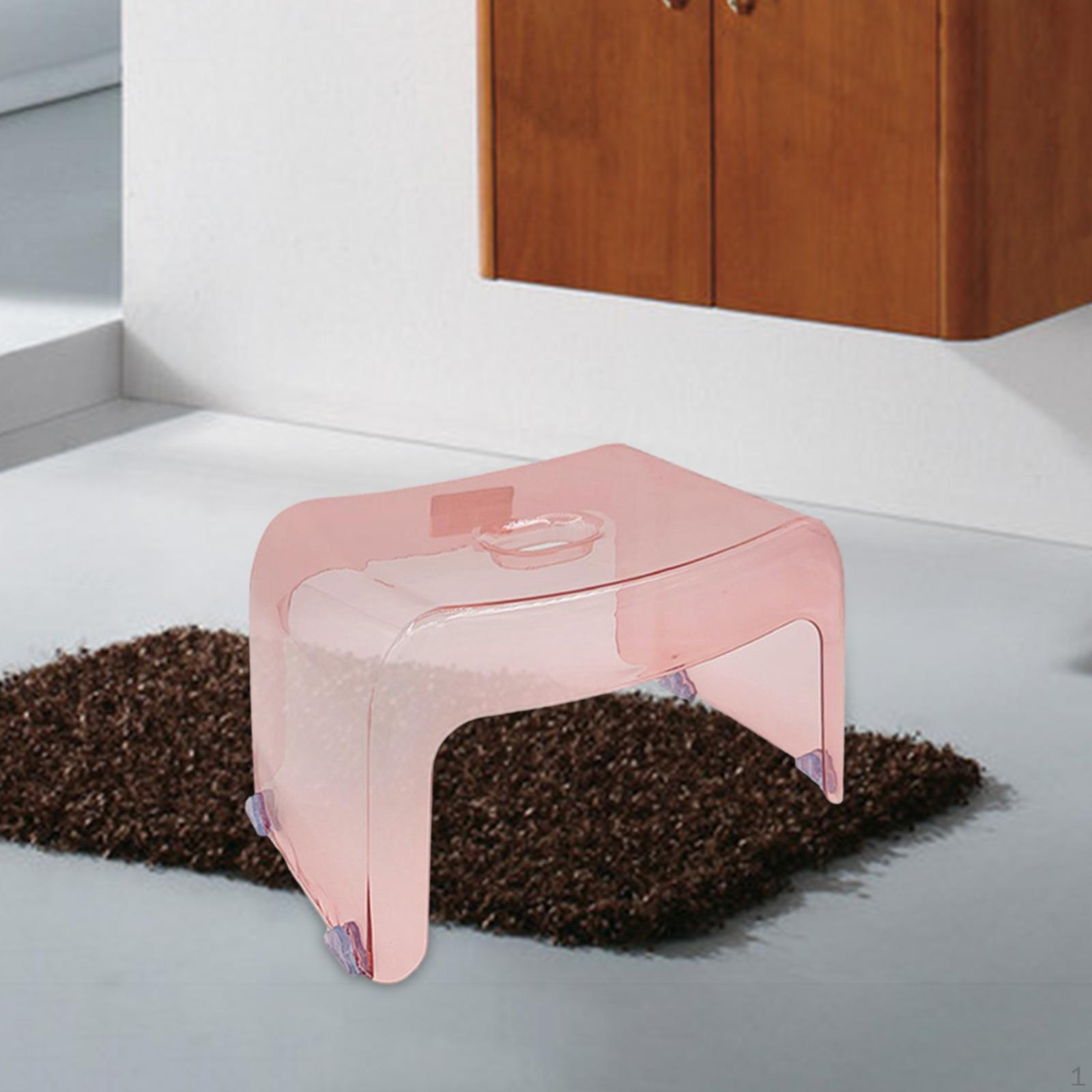 Табуреты, Портативные для купания, Нескользящие, Табуреты для душа для переобувания, прикроватного столика, красный