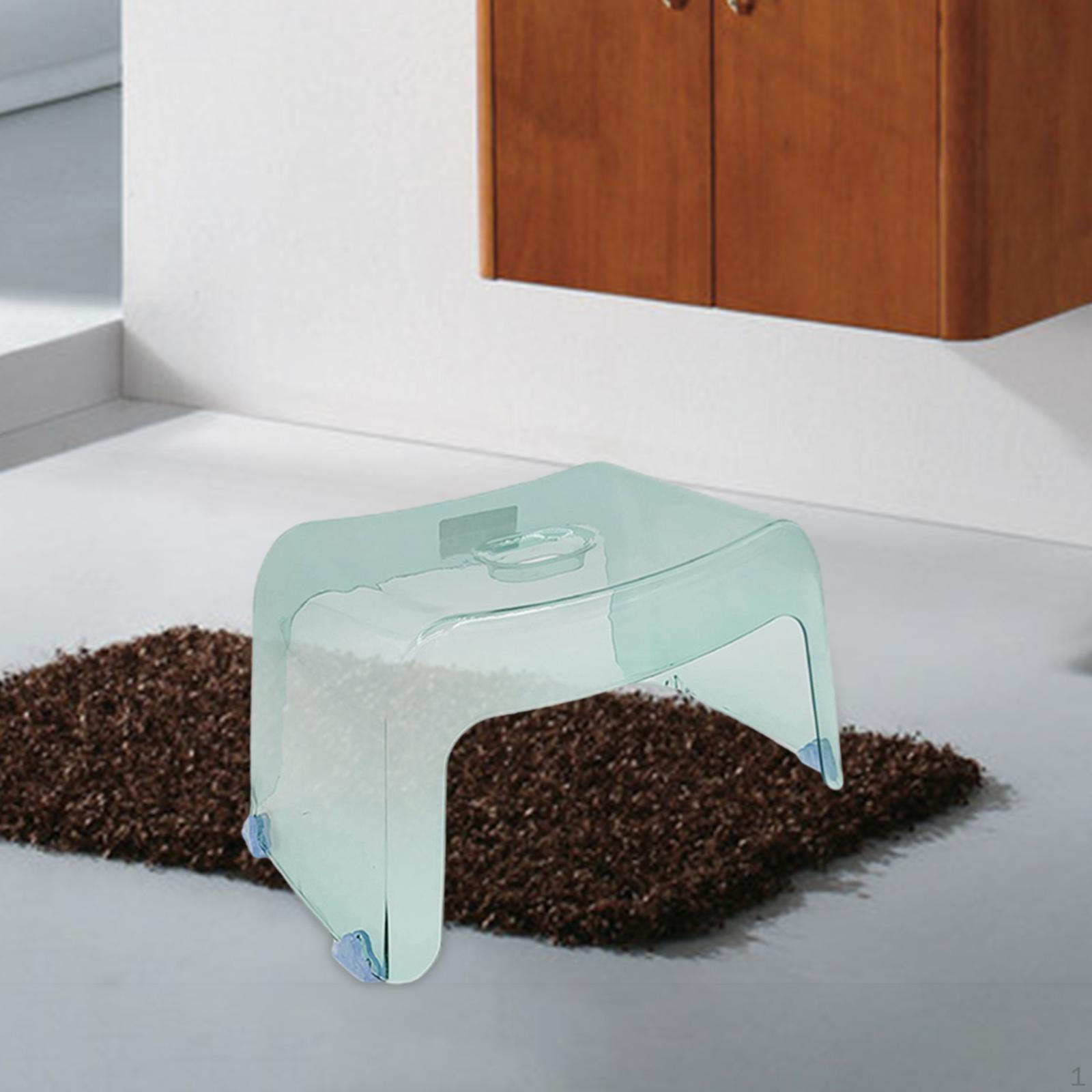 Табуреты, Портативные для купания, Нескользящие, Табуреты для душа для переобувания, прикроватного столика, зелёный